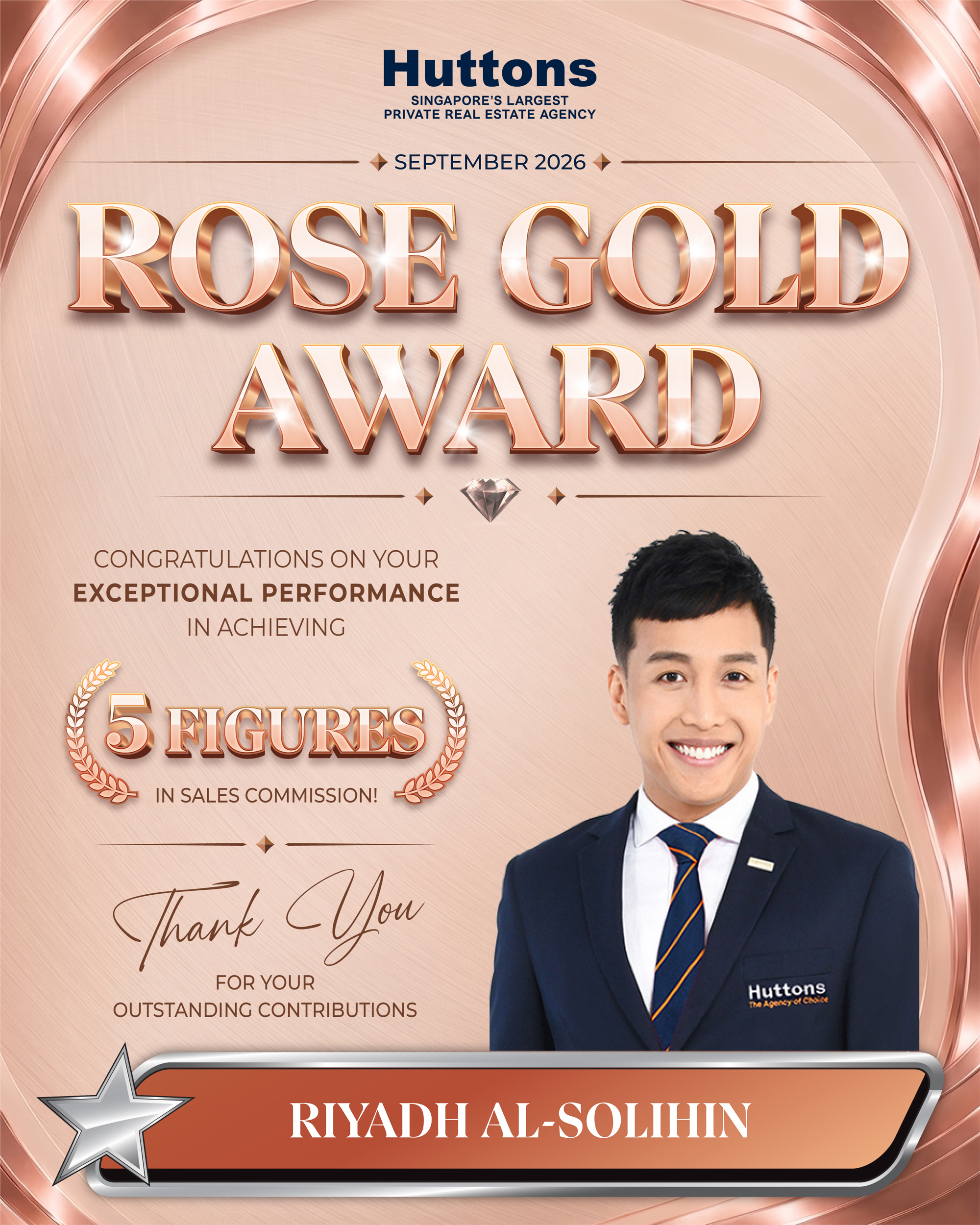 Award certificate